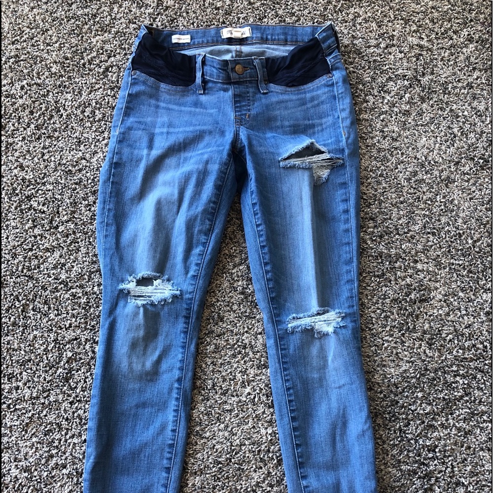 Madewell maternity jeans